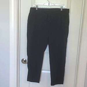 GAP Cropped Easy Pants Black Size L